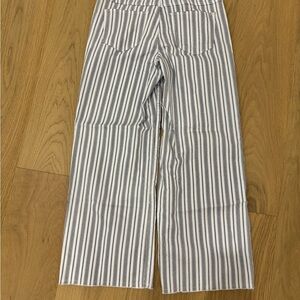 Tribal Wide Leg Cropped Pants